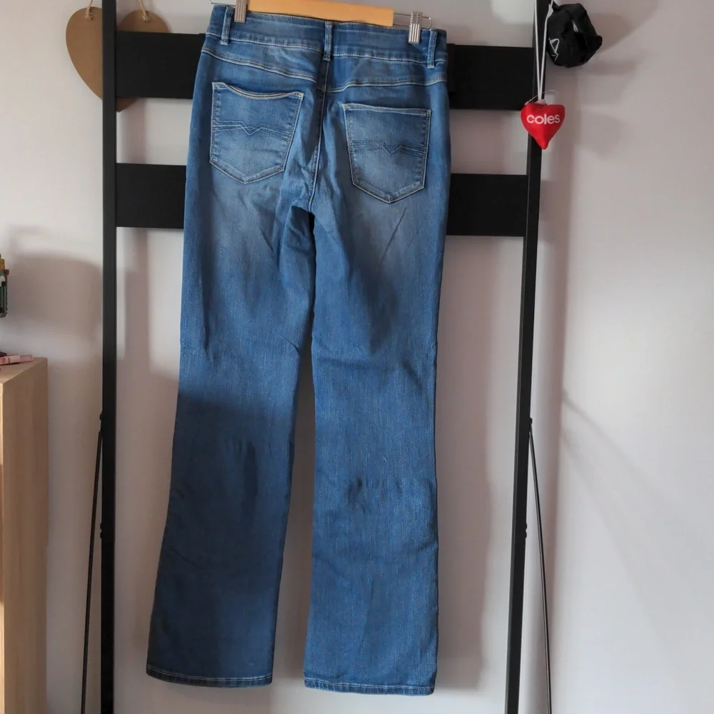 Just Jeans Fit Enhanced Bootcut jeans 1970 style size AU11 - Picture 7 of 7